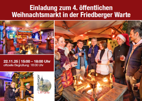 4. öffentlicher Weihnachtsmarkt in der Friedberger Warte