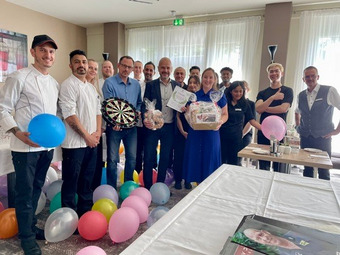 15-jähriges Jubiläum des Hoteldirektors Michael Mauersberger