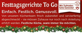 Festtagsgerichte to go